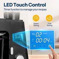 9 in 1 Multifunctional Stand Mixer with Fermentation, 6 Speed 7.5 Quart Kitchen Electric Food Mixer with Timer, Juice Blender 2