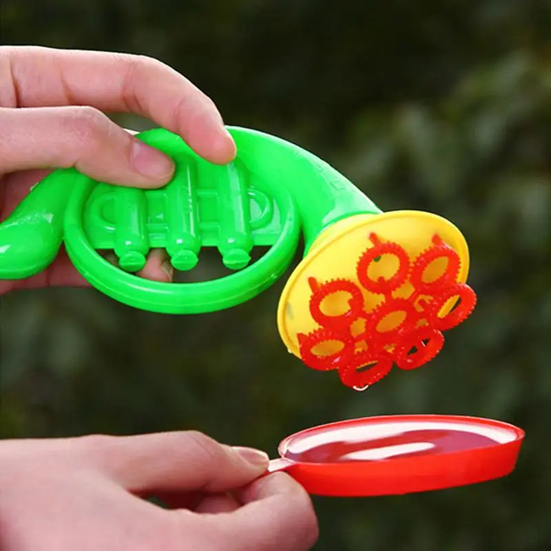 Bubble Wands For Kids Musical Instrument-Inspired Bubble Sticks Saxophone Trumpet Shape Kids Funny Educational Toys For Garden 6