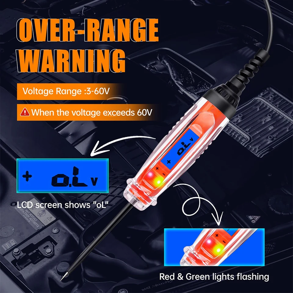 Tester di circuito con sonda, Tester di circuiti automobilistici LED