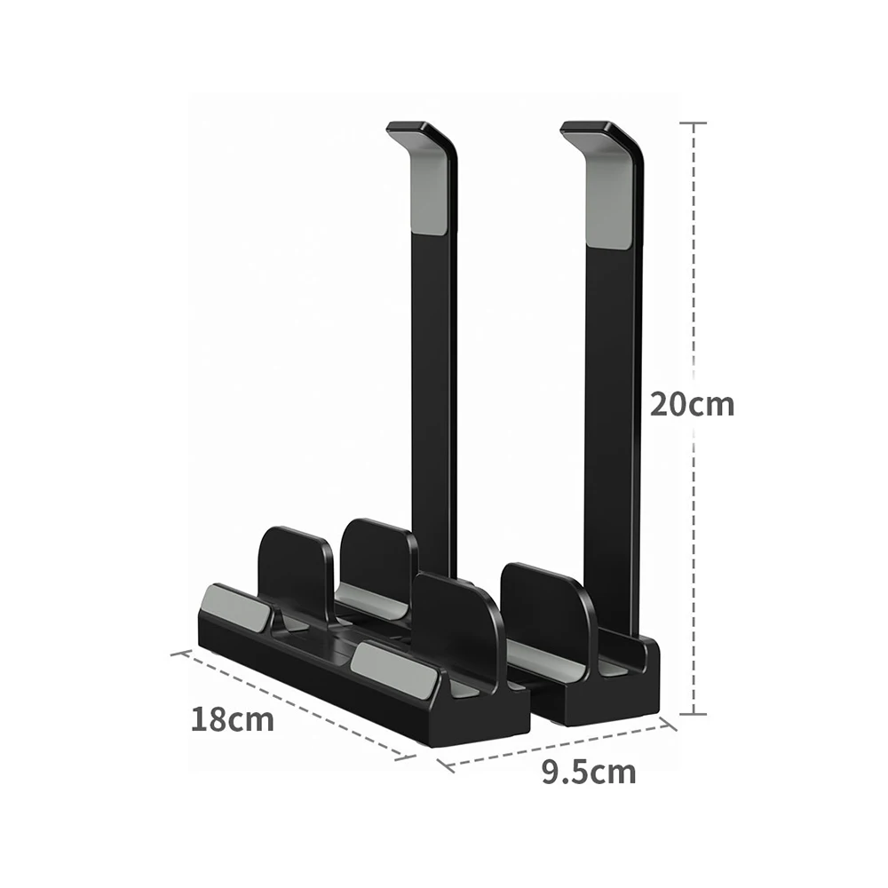 수직형 노트북 스탠드 금속 합금 트리플 슬롯 홀더 MacBook Air Pro 13..