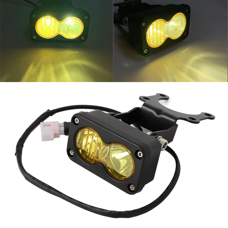 Interruttore Faro Giallo Spot Flood Led Pod Combo Kit Set Per Sur Ron Sur-Ron Surron Segway Talaria Plug N Play Waterproof