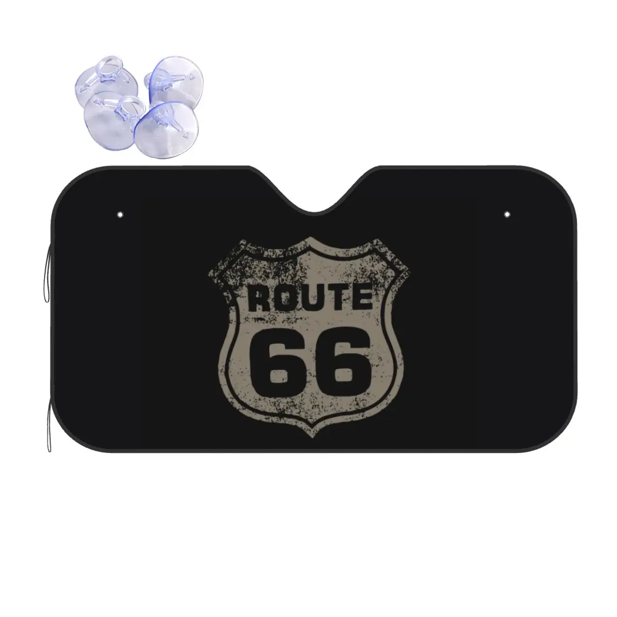 

Route 66 Sunshade Windscreen Chopper Motorcycle Foldable Cover Front Block Window 76x140cm Sun Visor UV Protector