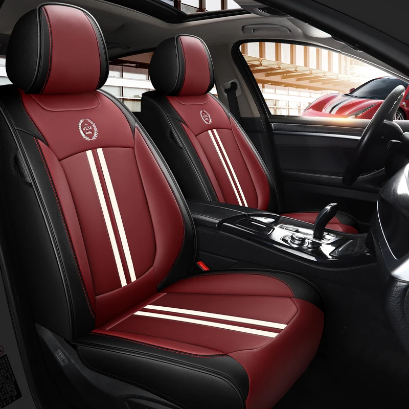 Yuckju Coprisedile Auto In Pelle Per Isuzu Golf 4 Golf 5 Fiat 500 D-Max Mu-X Car Styling Auto Y