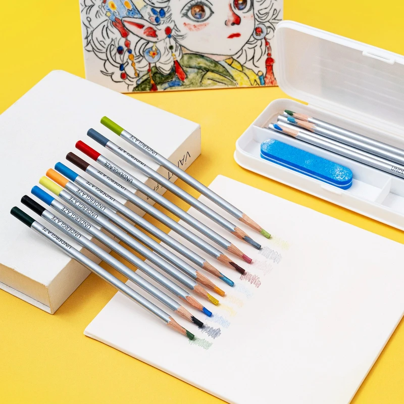 Pottery Color Pencil Water-soluble and Non-fading Ceramics Professional Painting Color Filling Painting 1150℃-1280℃