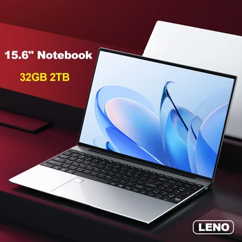 LENO 15.6" Laptop portatile Intel N5095 32GB DDR4 2TB SSD Windows11 Notebook Pc Gamer Computer da ufficio con impronta digitale retroilluminata 1