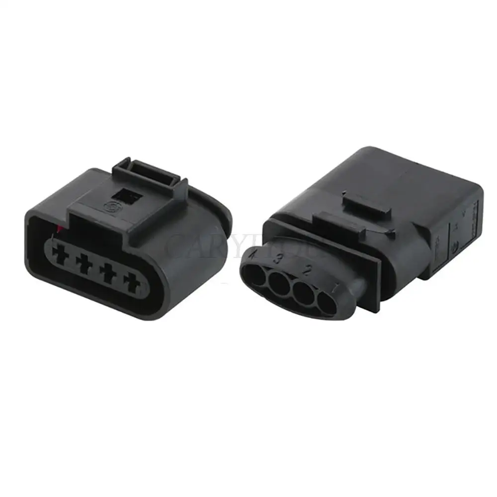 Description Picture 2 of item1 Set 4 Pins Male Plug Female Socket 4B0973724 638245-1 1J0973724 1J0973824 Automobile Ignition Coil Wire Connector For VW Audi