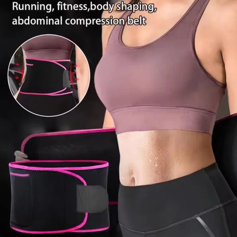 Waist Trainer Sauna Sweat Belt Belly Corsets Control Sport Burner Workout Weight Loss Slimming Body Shaper Exercise Woman Men