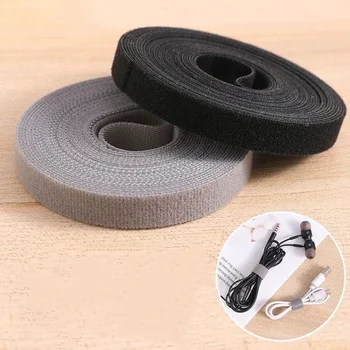 ที่เก็บสายเคเบิล 1/5 เมตร ตัวจัดการสายไฟ ที่ม้วนสายไฟ เทปจัดระเบียบสายหูฟัง เมาส์ สายชาร์จ ตัวล็อคสายไฟ สำหรับ iPhone Xiaomi Samsung 1