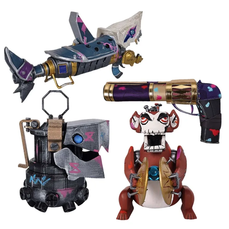 Acrane Disguise Jinx Cosplay Antitank Grenade Ornament LOL Arms Props Roleplay Women Halloween Carnival Costume Accessories