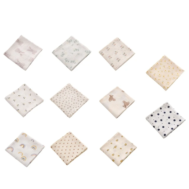 Upgraded Muslin Swaddle Blanket Cotton Muslin Square Soft Large Muslin Swaddles Muslin Cloths for Baby Boys Girls Dropshipping 6