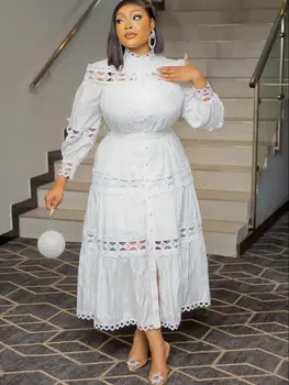 Ego Dashiki Maxi Lace Dress