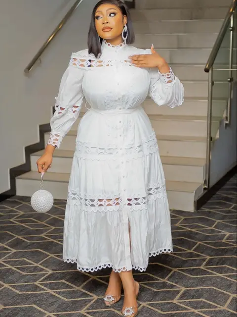 Ego Dashiki Maxi Lace Dress