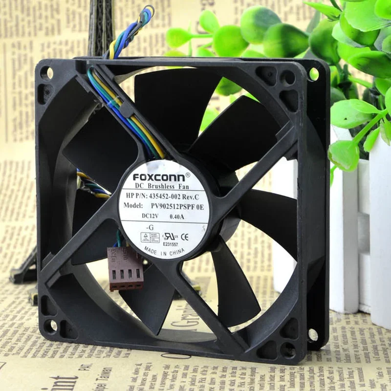 

Новый вентилятор для охлаждения процессора FOXCOON PV902512PSPF 0E, 12 В, 9025 А, 4-проводной вентилятор 9 см, дюйма, 90*90*25 мм