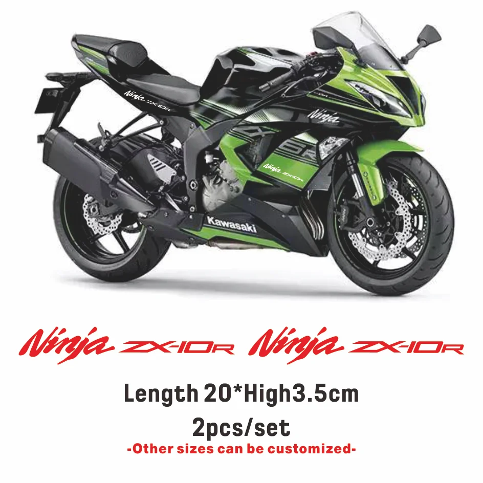 

Reflective Motorcycle Kawasaki Stickers Water Proof Tank Logo Set Emblem Decals For Kawasaki Ninja-ZX10R