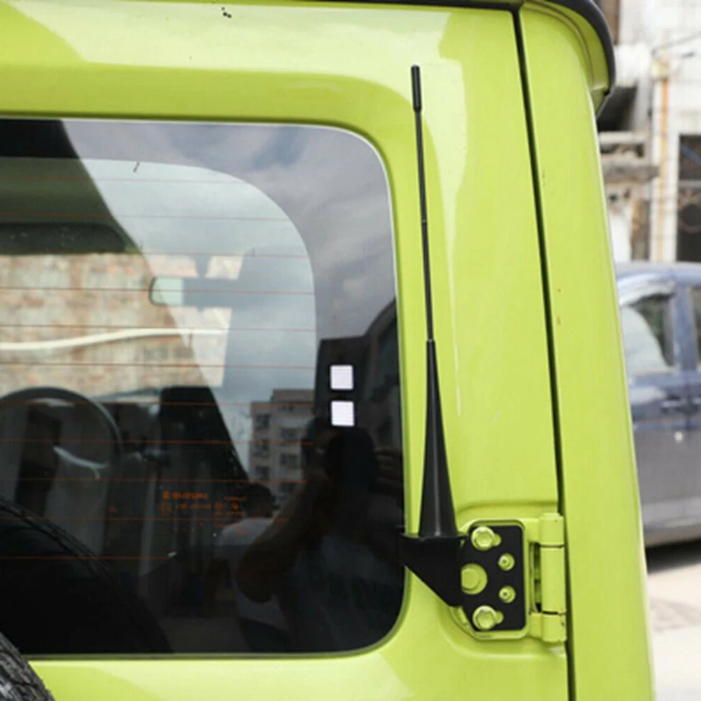 Jimny JB74 JB64 용 자동차 안테나 브래킷 2019 2020 2021 안테나 지지대 홀더 외부 액세서리, 철