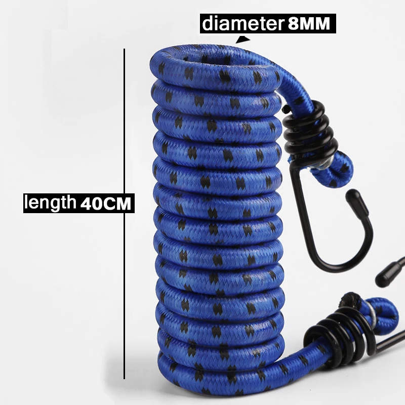 Bicycle Luggage Rack Carrier Elastic Band Bicycle Cargo Racks Tied Rubber Straps Rope Band Hooks MTB Bike Accessories