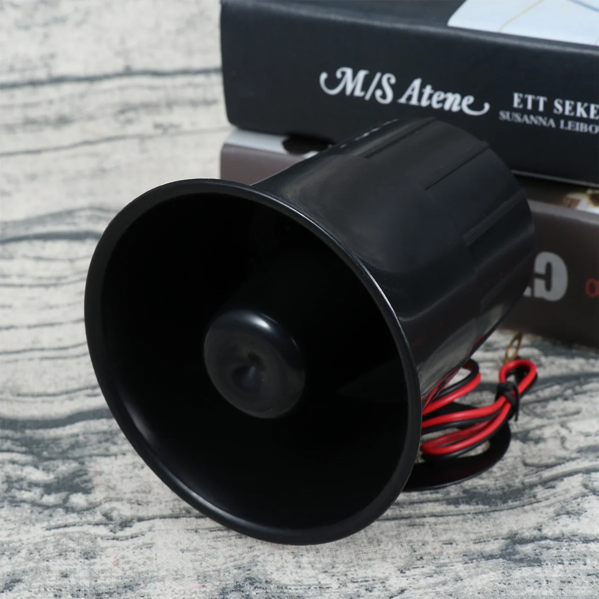 12V Car Alarm Horn Motorcycle Amplifier Speaker Warning Claxon System Sound Device Vehicle Alert Interior Parts
