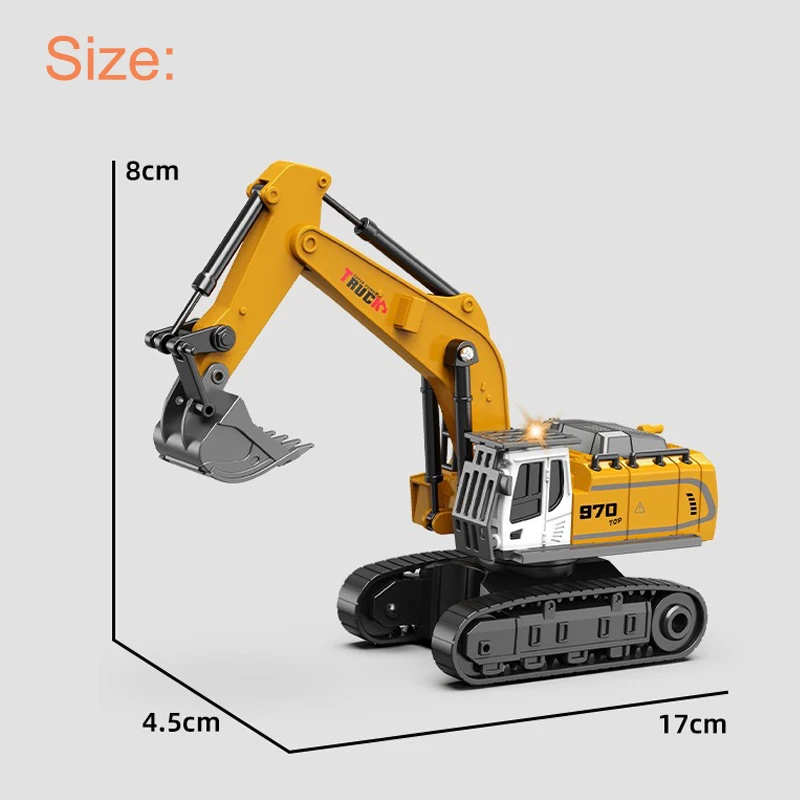 Robot Tank RC Engins de Chantier - Camion Benne, Chariot Élévateur, Pelleteuse