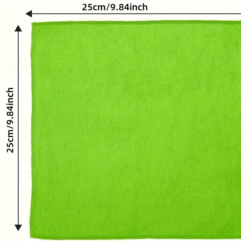 Premium Microfiber Absorbent Cleaning Cloths - Durable Dishwashing & Multi-Purpose Household Rags