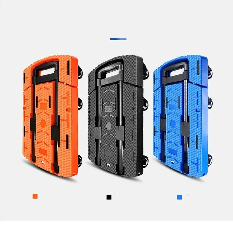 Foldable Cart Trolley Outdoor Camping Wagon Universal Wheel Heavy Duty Travel Portable Truck Hand Car Luggage Cart