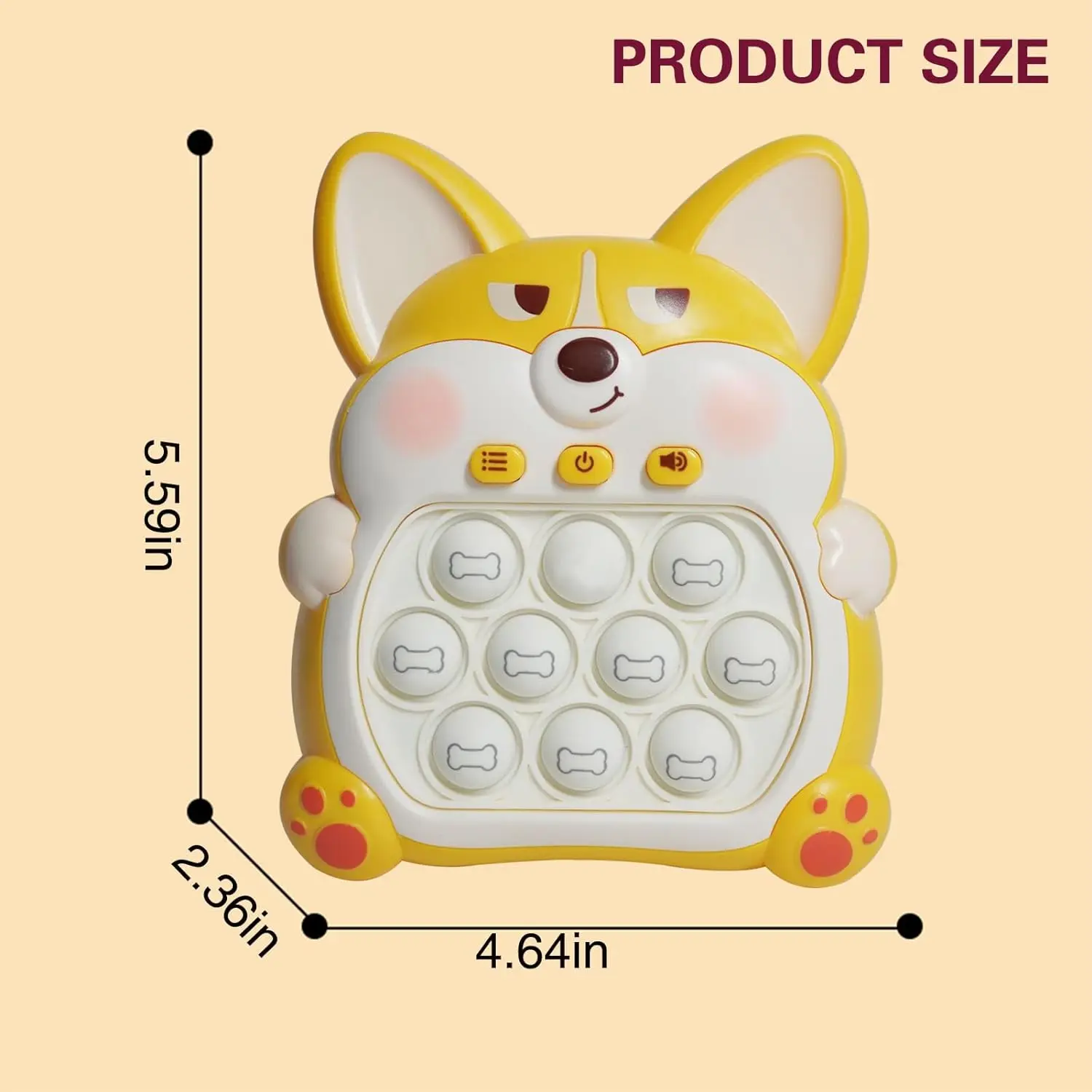 Pop Electric Quick Push Bubble whack a mole Game Fidget Toys for Kids Adult Novelty Electronic Pops Machine Stress Relief Gifts 5