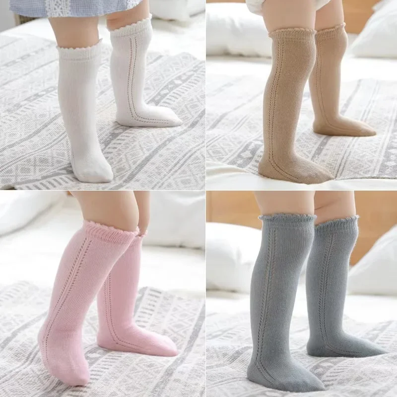 Cotton socks kids socks baby socks girls socks cotton baby knee socks