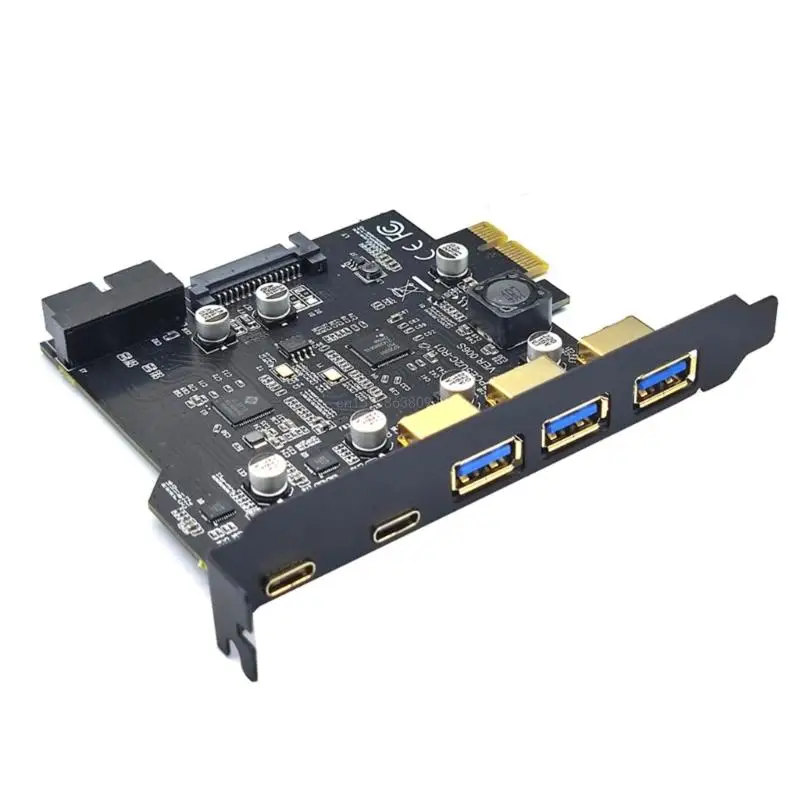 Type USB 3.2 Gen2 PCIE Card Hub USB PCI Board PCI-E PCI 3 Adapter Multiplier USB3 3.1 Controller