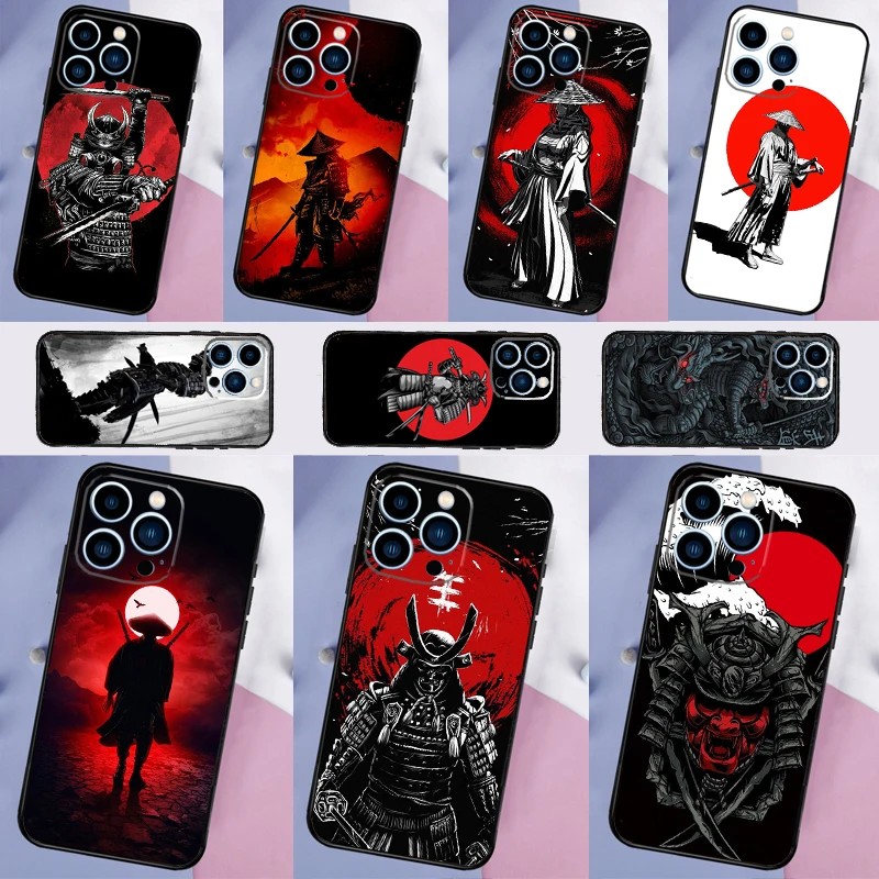 Anime Japanese Samurai Protective Phone Case Cover
