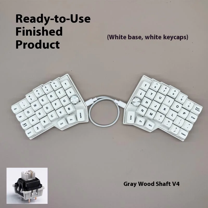 Corne 4×6 レイアウト 2 ノブ スプリットキーボード 有線キーボード