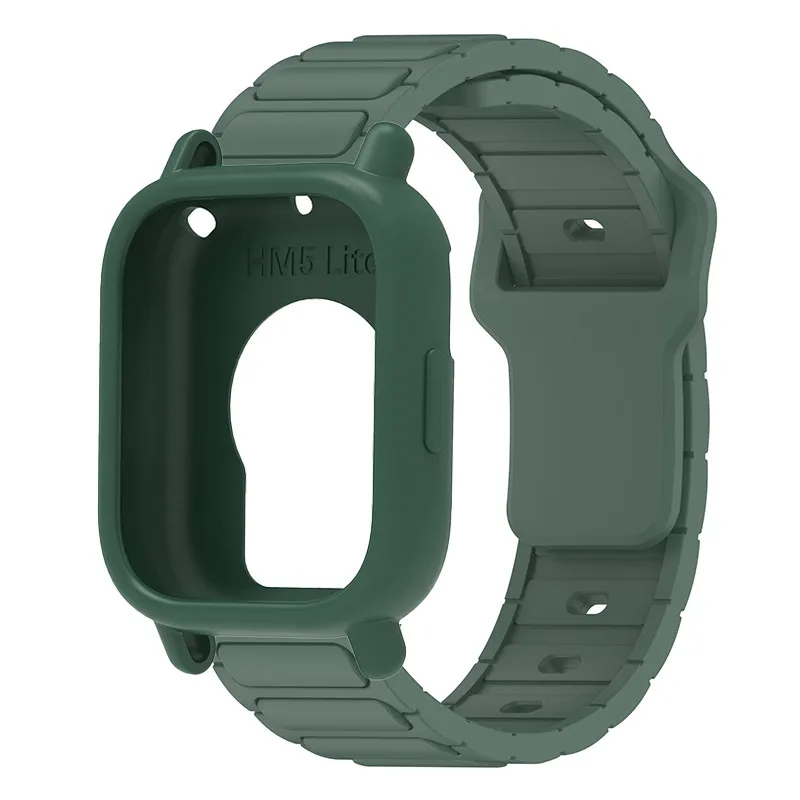 Silicone Protective Case and Strap for Smartwatch - Hollow Out Design