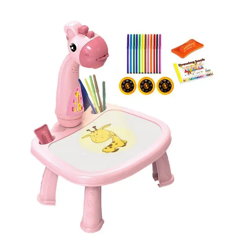 

Стол для рисования со стираемыми проекторами, набор для рисования со стираемыми проекторами, набор для рисования, проектор для рисования, для девочек и малышей