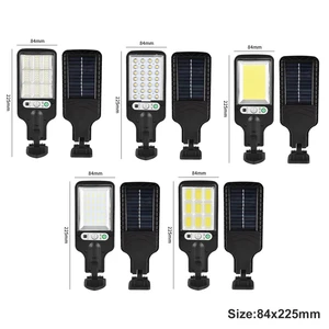 Solar Street Lights Outdoor 117COB 8 Pack Solar Lamp With 3 Light Mode Waterproof Motion Sensor Security Lighting for Garden