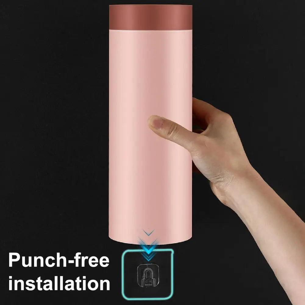 25cm Cup Dispenser Wall Mounted Dustproof Cover Convenient Pull Type Cup Dispenser Holder Organizer For Home Office Restaurant