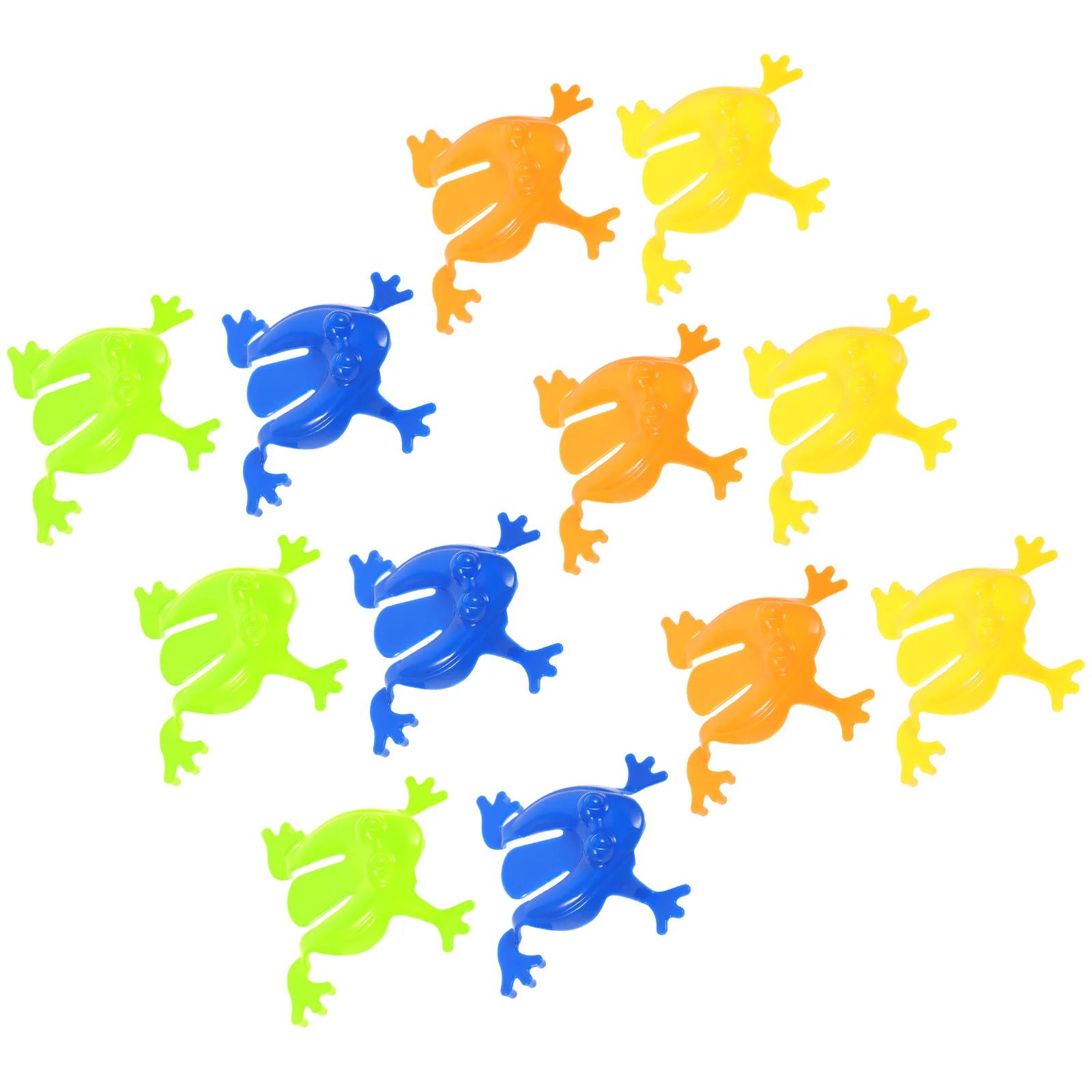 

Jumping Frogs Finger Pressing Funny Bouncing Toys Toys Kids Party Favors for Kids Party Favors Toddler Prizes 12pcs ( With a