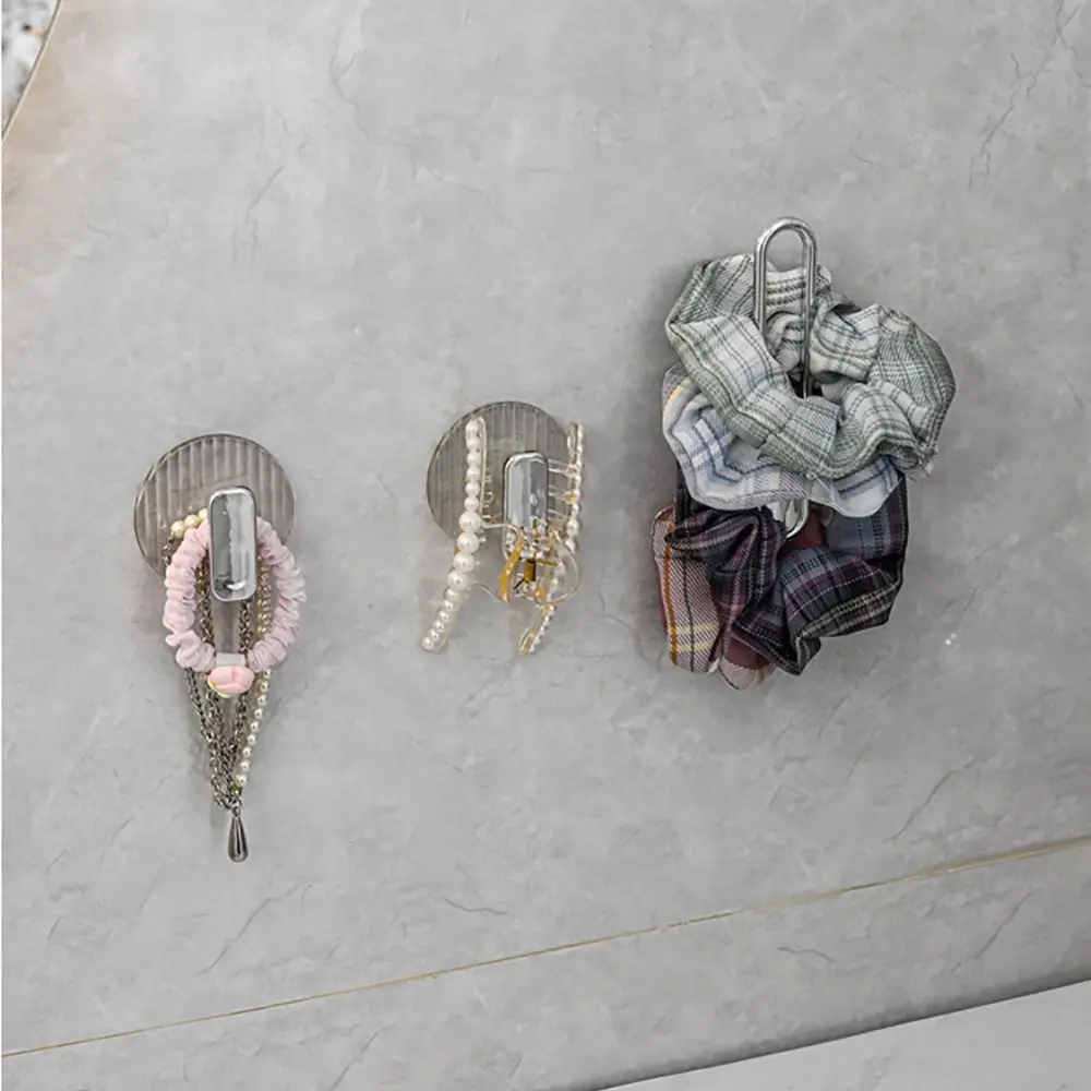 3Pcs Storage Holder Hook Modern Stylish Hair Accessories Punchfree Non-hole Headband Stand for Hair Band Home Bathroom