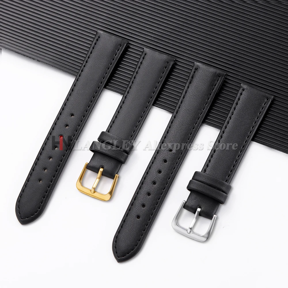 Universal Brown PU Leather Watch Strap - Soft, Sporty Wristband