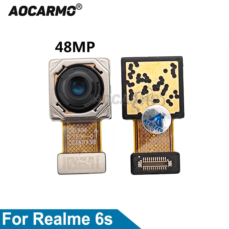

Aocarmo For Realme 6s Back Rear Main Camera Module Flex Cable 48MP Replacement Parts