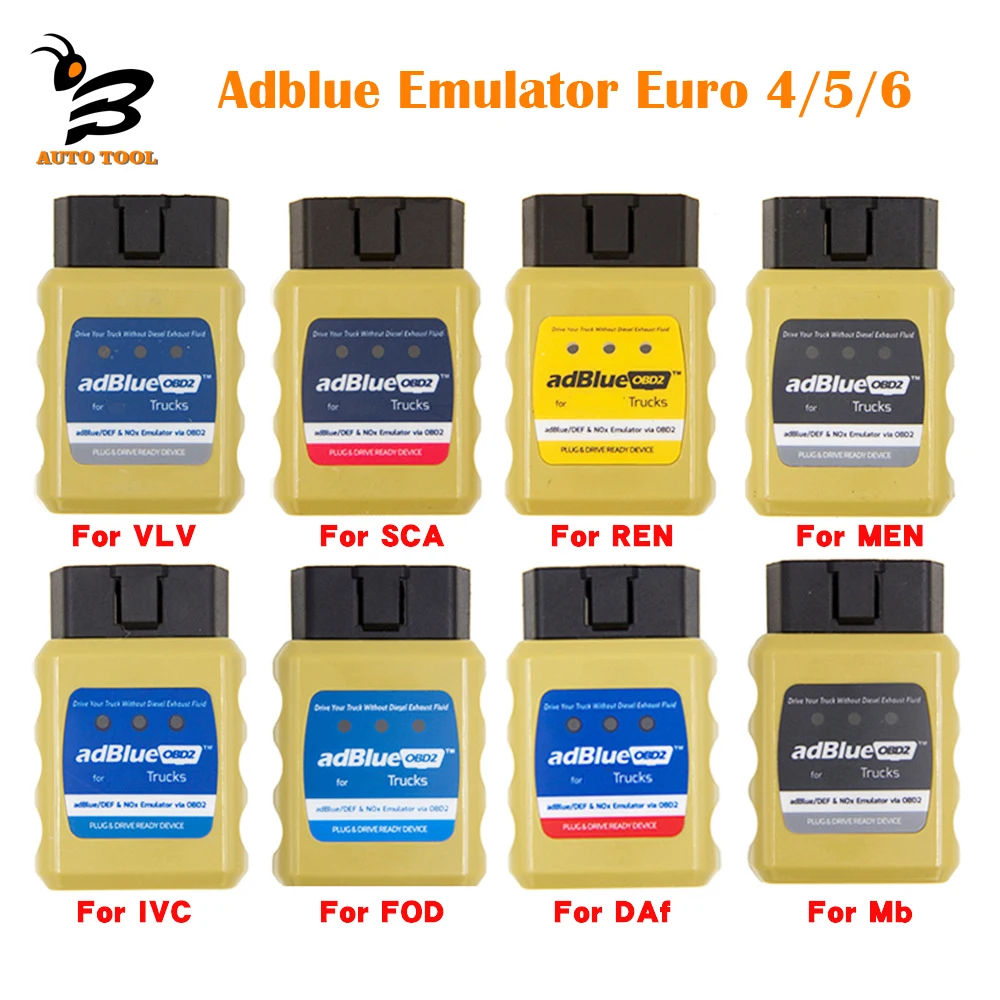 

Truck AdBlueOBD2 Emulator Scanner EURO 4/5 AdBlue OBD2 NOx Sensor SCR Emulator for Scania DAF for Renault for IVECO for Volvo