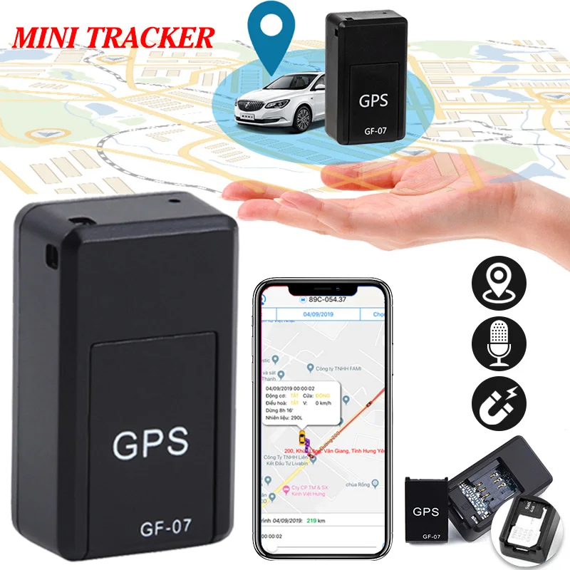 Magnetic GPS Tracker Device Mini Real Time Tracking Locator GPS