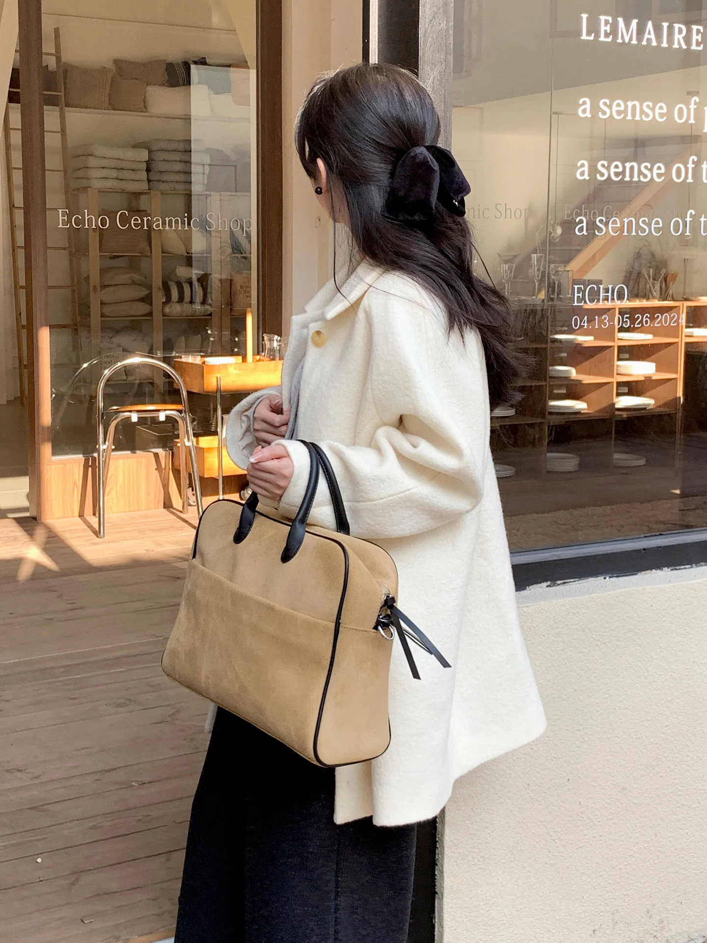 Tote Bag Women's 2025 New Autumn and Winter High-end Niche Design Large-capacity Retro Commuter Handbag