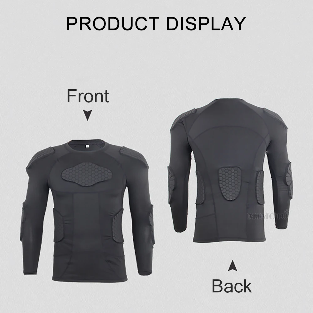 Motorcycle Full Body Armor Jacket Protective Moto Underwear Anti-collision Motorbike Riding Clothes Honeycomb Pad Motocross Tops