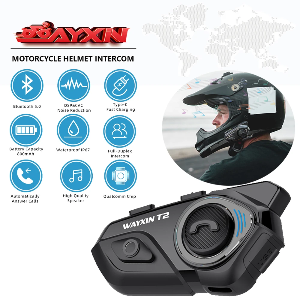 Motorcycle Accessories Helmet Bluetooth Motorcycle Bluetooth