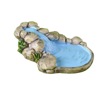 풍경 미니어처 요정 연못 장식, 실물 같은 미니어처 요정 정원 식물 장식, 미니 우물용