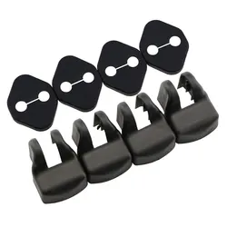 Premium Car Door Lock Cover & Stopper Protector (8Pcs one set)
