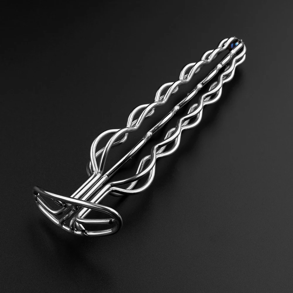 1PCS Six-ball Metal Hollow-out Anal Plug Anal Masturbation Toys Men Butt Expander Female Masturbator Lovers Flirting Games Adult_voghion.com
