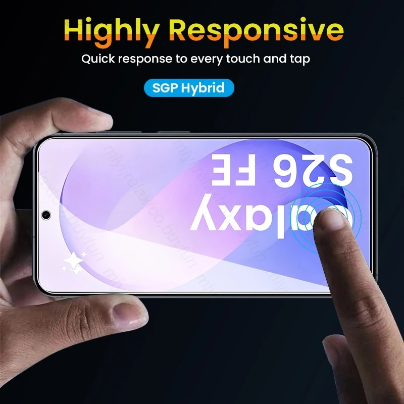 Premium Clear Tempered Glass Screen Protector for Samsung Galaxy S26 FE 5G - 9H Hardness