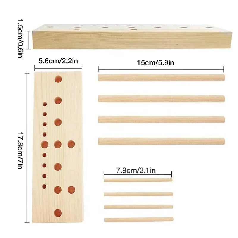 Multipurpose Bow Maker for Ribbon Wooden Bow Making Tool for