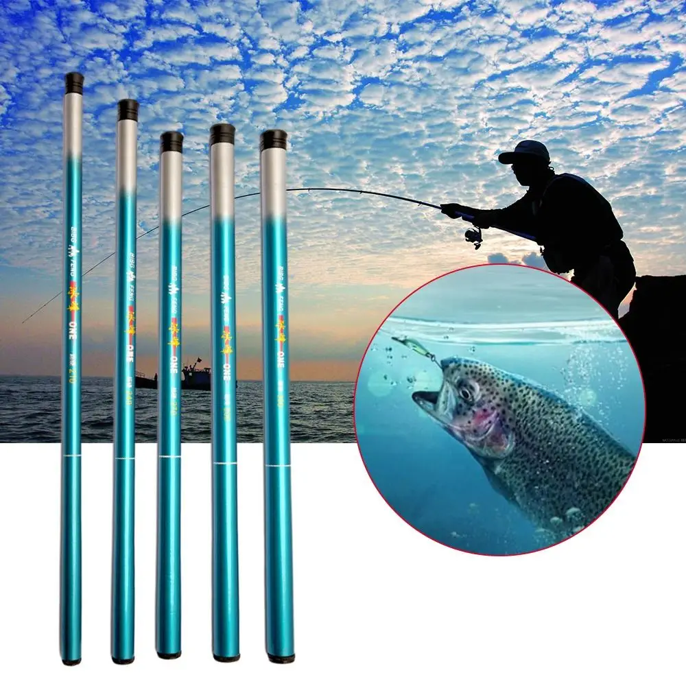 Description Picture 3 of itemPortable Ultralight Telescopic Fishing Rod Travel Stream Lake Hand Pole Carp Feeder Portable Fishing Rods Fishing Tackle Tools