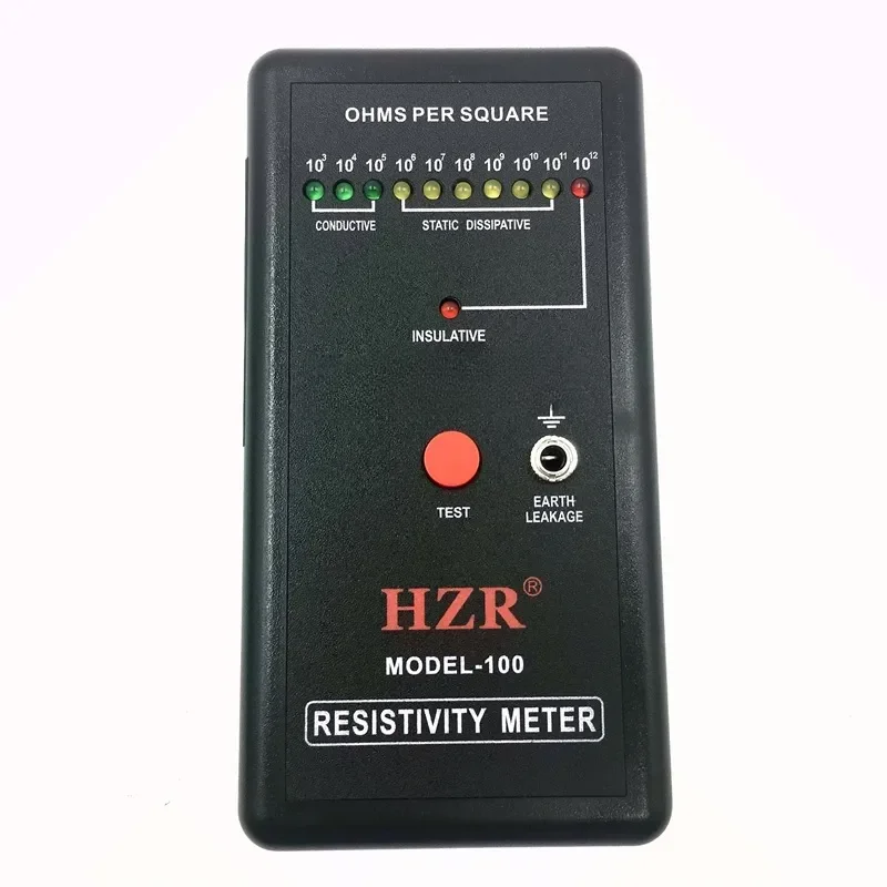 

MODEL-100 Surface Resistance Resistivity Meter Electrostatic Static Electricity Tester ESD Electrostatic Impedance Tester Tool