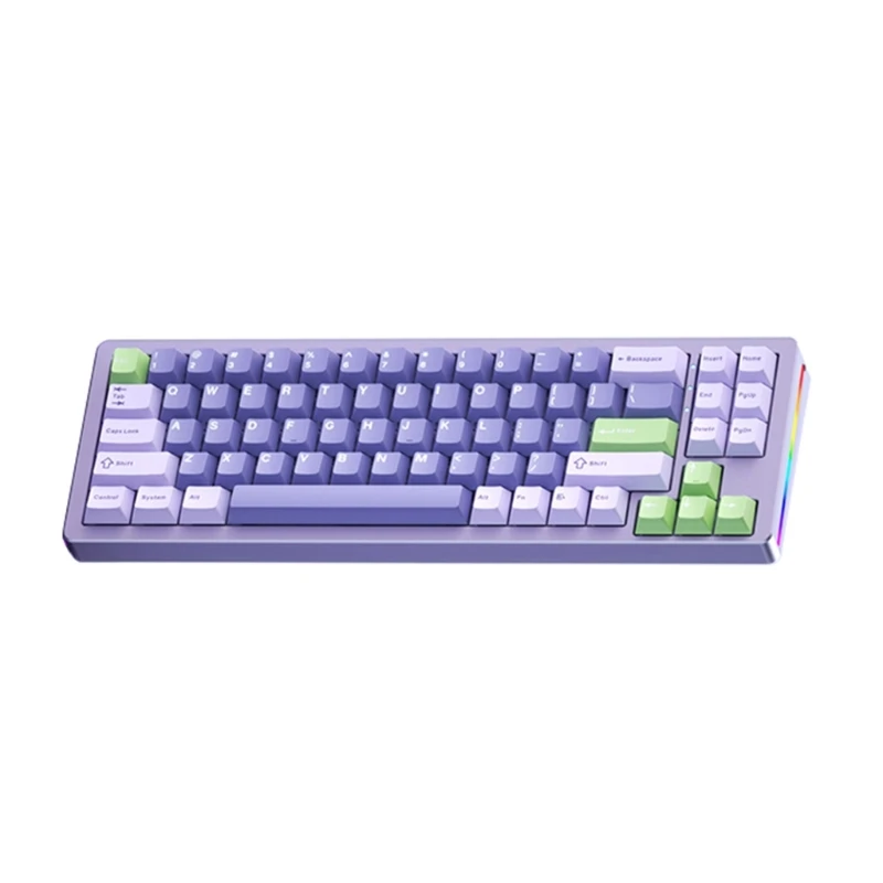 무선 RGB+BT5.0+2.4Ghz TypeC 와이어 게이밍 키보드 71키 핫스왑 가능
